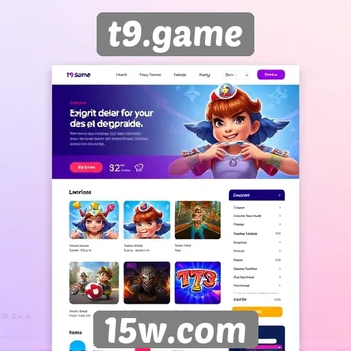 Avaliação da interface de usuário do site t9.game